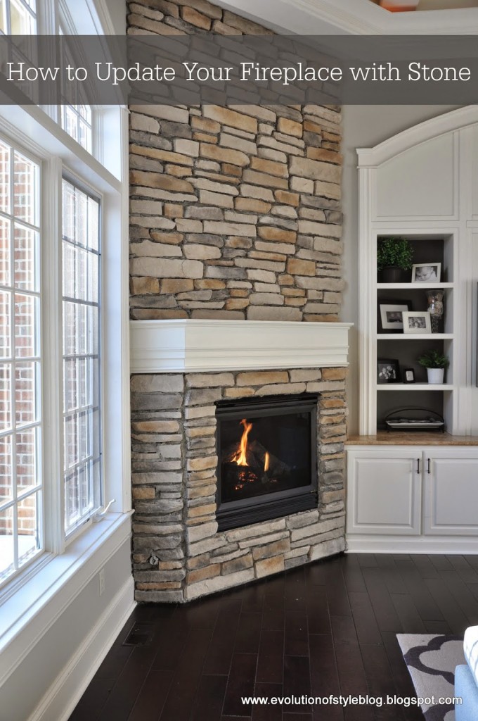 How to Update Your Fireplace with Stone - Evolution of Style
